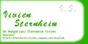 vivien sternheim business card